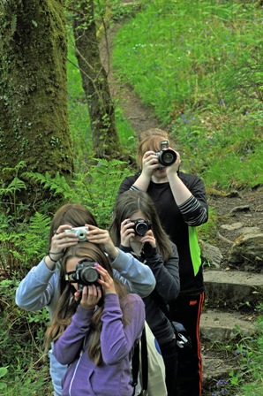 Snapberry students at Taynish NNR