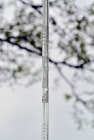 Karen Liversedge's etched glass rod.