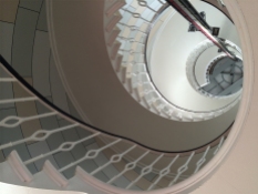 The spiral staircase of the Main Light.